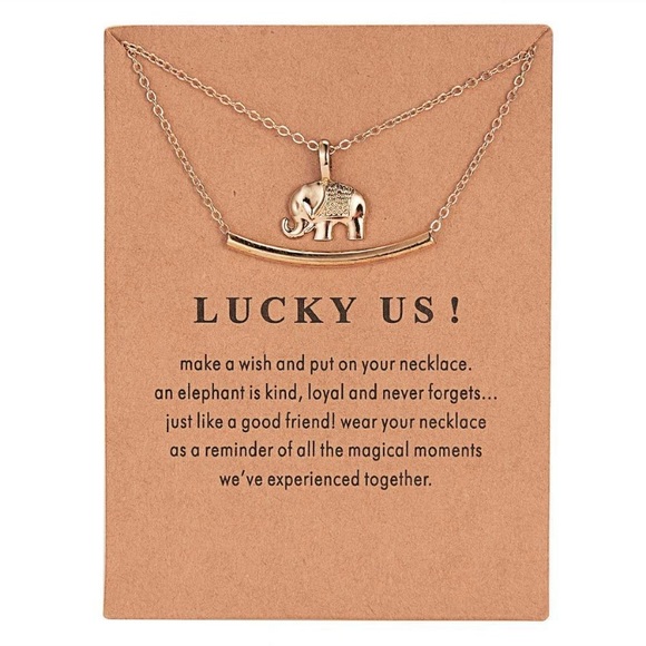 *Arriving soon* lucky elephant necklace - Picture 3 of 4